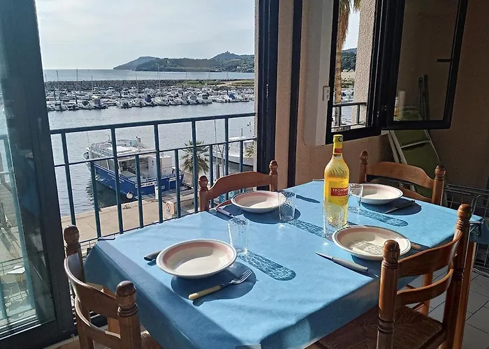 Apartman Vue Magique Pleine Mer, Port, Cap Bear, Racou, Climatise *