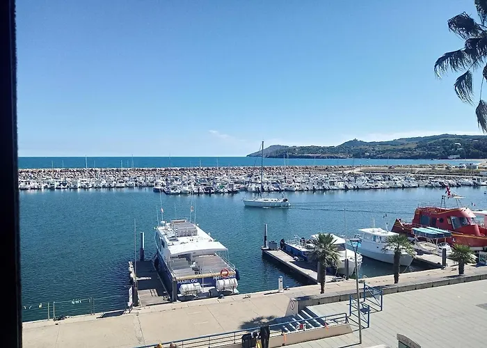 Vue Magique Pleine Mer, Port, Cap Bear, Racou, Climatise Apartman *