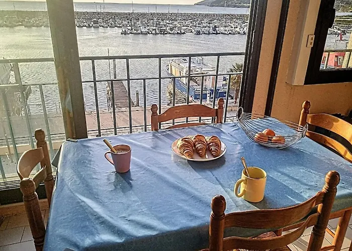 Vue Magique Pleine Mer, Port, Cap Bear, Racou, Climatise Apartman