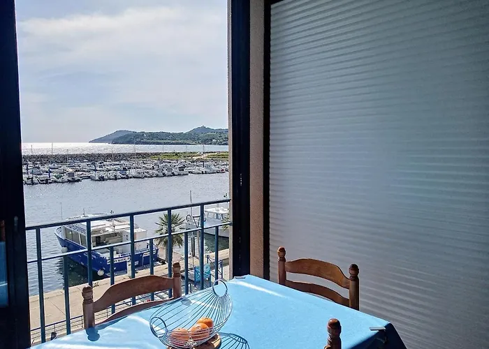 Vue Magique Pleine Mer, Port, Cap Bear, Racou, Climatise Apartman