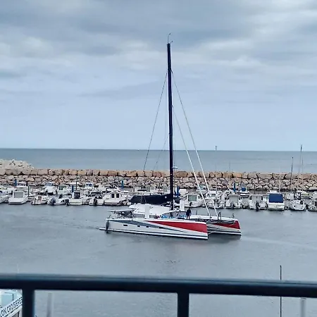 Vue Magique Pleine Mer, Port, Cap Bear, Racou, Climatise Apartmán *