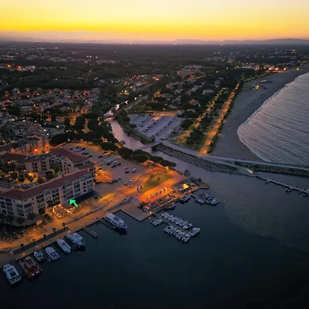 Vue Magique Pleine Mer, Port, Cap Bear, Racou, Climatise *